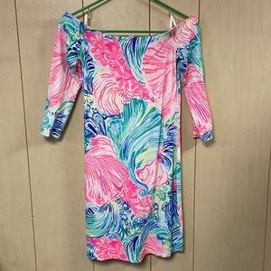 Lilly Pulitzer Laurana Off The Shoulder Dress XS